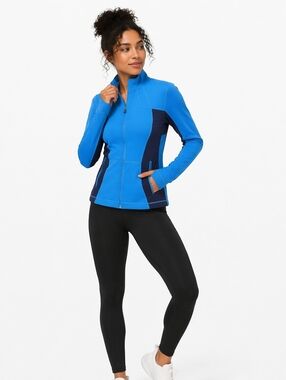 Lululemon Blue Define Jacket Size 6 Full Zip Athletic Yoga Jacket